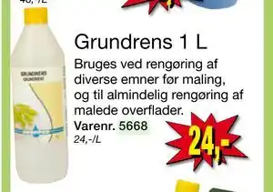 Harald Nyborg Grundrens 1 L, DKK 24 tilbud