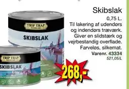 Harald Nyborg Skibslak, DKK 268 tilbud