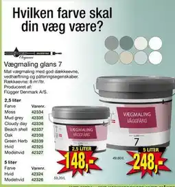 Harald Nyborg Vægmaling glans 7 tilbud