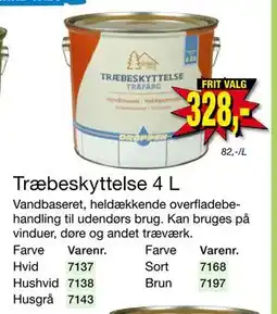 Harald Nyborg Træbeskyttelse 4 L, DKK 328 tilbud