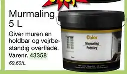 Harald Nyborg Murmaling 5 L, DKK 348 tilbud