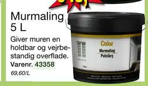 Harald Nyborg Murmaling 5 L, DKK 348 tilbud