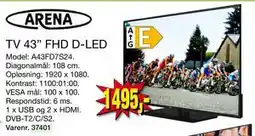 Harald Nyborg TV 43” FHD D-LED, DKK 1495 tilbud