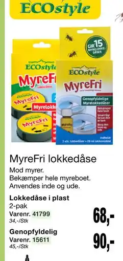 Harald Nyborg MyreFri lokkedåse tilbud