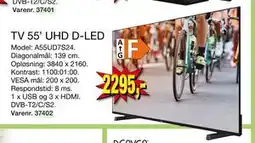 Harald Nyborg TV 55’ UHD D-LED, DKK 2295 tilbud