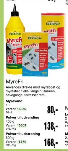 Harald Nyborg MyreFri tilbud