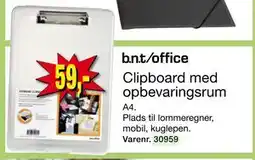 Harald Nyborg Clipboard med opbevaringsrum, DKK 59 tilbud