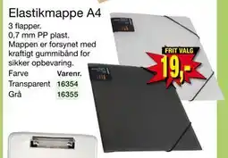 Harald Nyborg Elastikmappe A4, DKK 19 tilbud