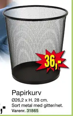 Harald Nyborg Papirkurv, DKK 36 tilbud
