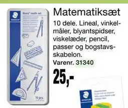Harald Nyborg Matematiksæt, DKK 25 tilbud