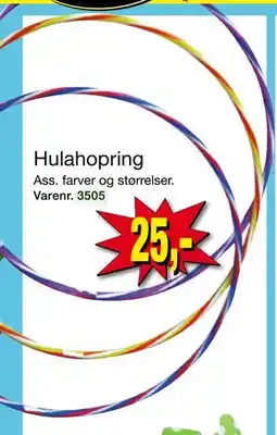 Harald Nyborg Hulahopring, DKK 25 tilbud