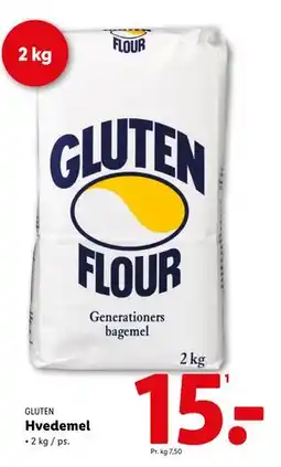 Lidl Hvedemel, DKK 15 tilbud