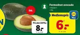 Lidl Formodnet avocado, DKK 8, App-pris tilbud