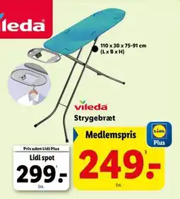 Lidl Strygebræt, DKK 299, App-pris tilbud