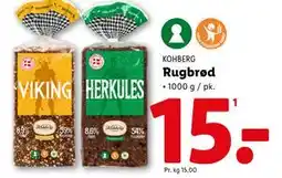 Lidl Rugbrød, DKK 15 tilbud