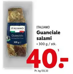 Lidl Guanciale salami, DKK 40 tilbud