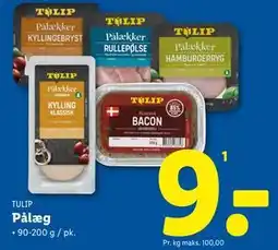 Lidl Pålæg, DKK 9 tilbud