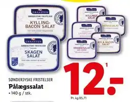 Lidl Pålægssalat, DKK 12 tilbud