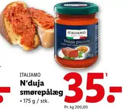 Lidl N‘duja smørepålæg, DKK 35 tilbud