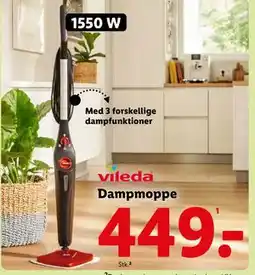 Lidl Dampmoppe, DKK 449 tilbud