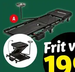 Lidl Rullebræt og værkstedstaburet, DKK 199 tilbud