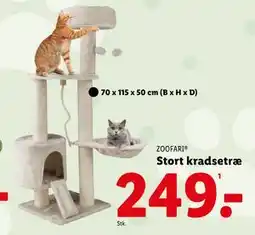 Lidl Stort kradsetræ, DKK 249 tilbud