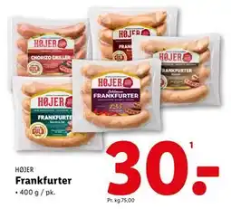 Lidl Frankfurter, DKK 30 tilbud