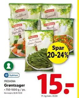 Lidl Grøntsager, DKK 15 tilbud
