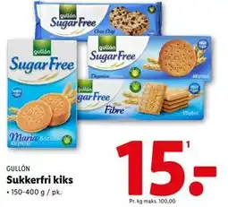 Lidl Sukkerfri kiks, DKK 15 tilbud