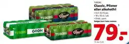 Lidl Classic, Pilsner eller alkoholfri, DKK 79 tilbud