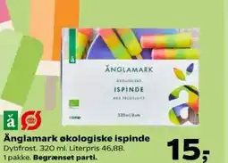 Kvickly Änglamark økologiske ispinde tilbud