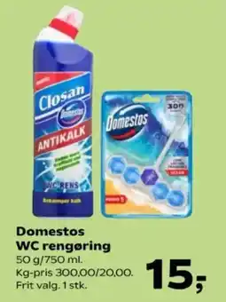 Kvickly Domestos WC rengøring tilbud