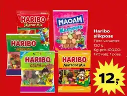 Kvickly Haribo slikpose tilbud