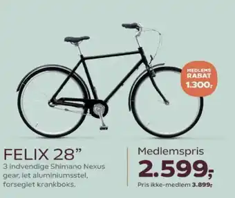 Kvickly FELIX 28" tilbud