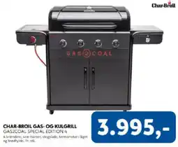 Davidsen CHAR-BROIL GAS- OG KULGRILL GASZCOAL SPECIAL EDITION 4 tilbud