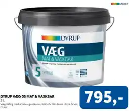 Davidsen DYRUP VÆG 05 MAT & VASKBAR tilbud