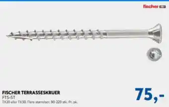 Davidsen FISCHER TERRASSESKRUER FTS-ST tilbud
