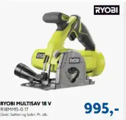 Davidsen RYOBI MULTISAV 18 V tilbud
