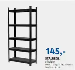 Davidsen STÅLREOL tilbud