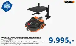 Davidsen WORX LANDROID ROBOTPLÆNEKLIPPER Vision L 1600 tilbud