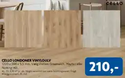 Davidsen CELLO LONDONER VINYLGULV tilbud