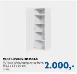 Davidsen MULTI-LIVING HØJSKAB tilbud