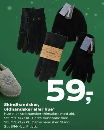 Coop 365 Skindhandsker, uldhandsker eller hue tilbud