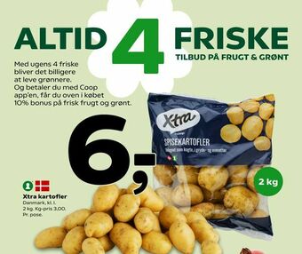 Coop 365 Xtra kartofler tilbud
