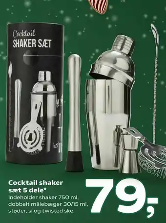Coop 365 Cocktail shaker sæt 5 dele tilbud