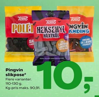Coop 365 Pingvin slikpose tilbud