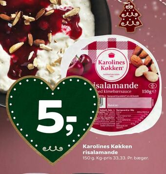 Coop 365 Karolines Køkken risalamande tilbud
