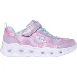 Sport 24 Skechers Heart Lights Boogie Love Velcro Sneakers M/Lys Børn tilbud