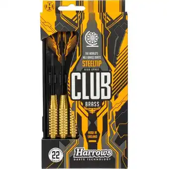 Sport 24 Harrows Club Brass Steeltip Dartpile tilbud