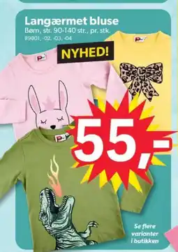 BigDollar Langærmet bluse tilbud
